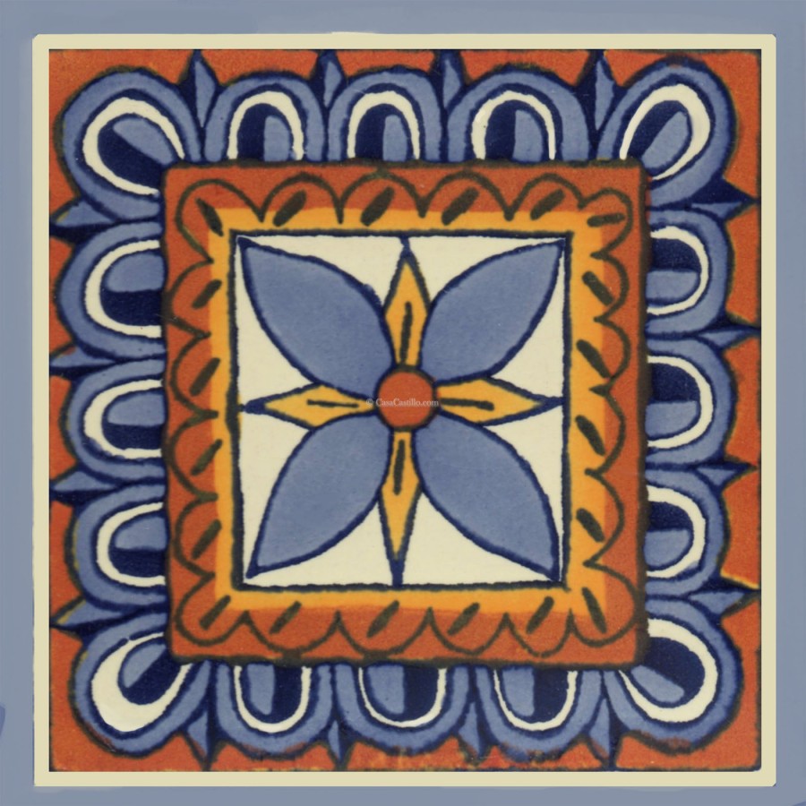 Mexican Tile - Broken Mexican Talavera Tiles - Decorative