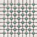 Ceramic High Relief Tile Blue Dots