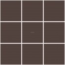 Mission Cement Field Tiles Solid Darkbrown