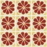 Ceramic Frost Proof Tiles Daisy 3