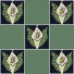 Ceramic Frost Proof Tiles Lilies 2