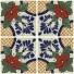 Ceramic Frost Proof Tiles Flowers 23