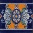 Mexican Talavera Border Tile Romanesco