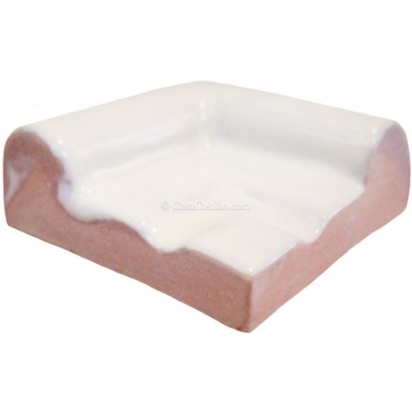Ceramic High Relief Cornice Corner