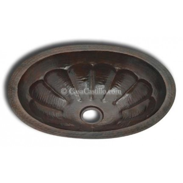 Copper Sink Oval Marigold