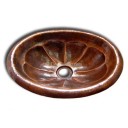 Copper Sink Oval Pansy
