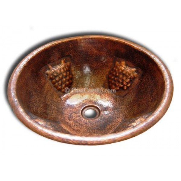 Copper Sink Round Grapes
