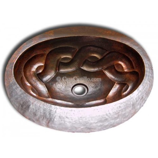Copper Sink Round Infinity