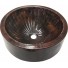 Copper Vessel Sink Round Grooves