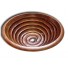 Copper Sink Round Spiral