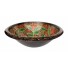 Hand Painted Copper Sink Round Bed of Roses