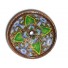 Hand Painted Copper Sink Round Enchanted Garden