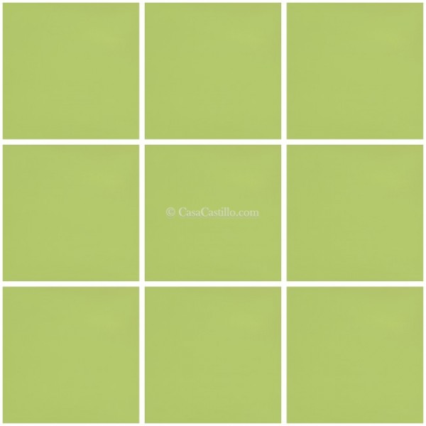 Mexican Ceramic Frost Proof Tiles Verde Lima