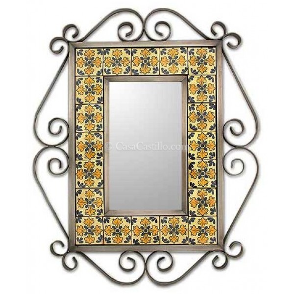 Mexican Mirror, Mexican Tile Mirror