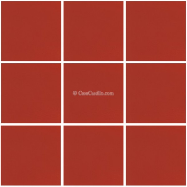 Mexican Ceramic Frost Proof Tiles Rojo Cardenal