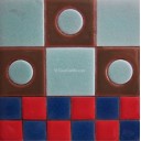 Ceramic High Relief Tile Domino