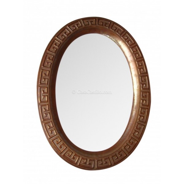 Mexican Copper Mirror Greka