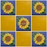 Ceramic Frost Proof Tiles Sunflower 1