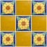 Ceramic Frost Proof Tiles Sunflower 4
