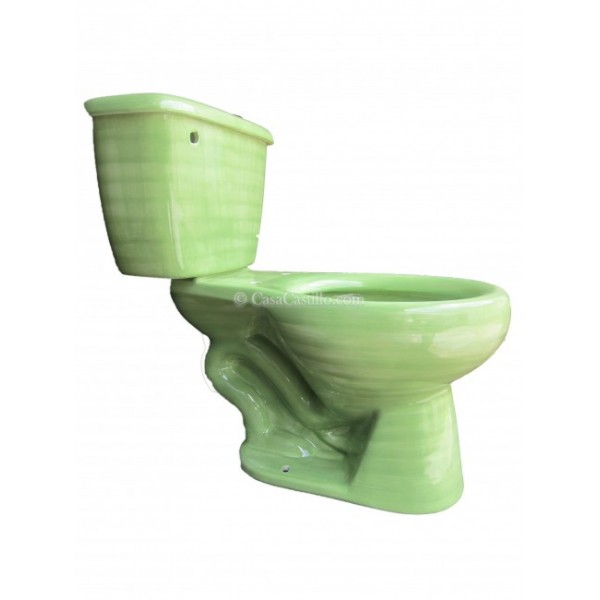 Talavera Toilet Set Verde Washed