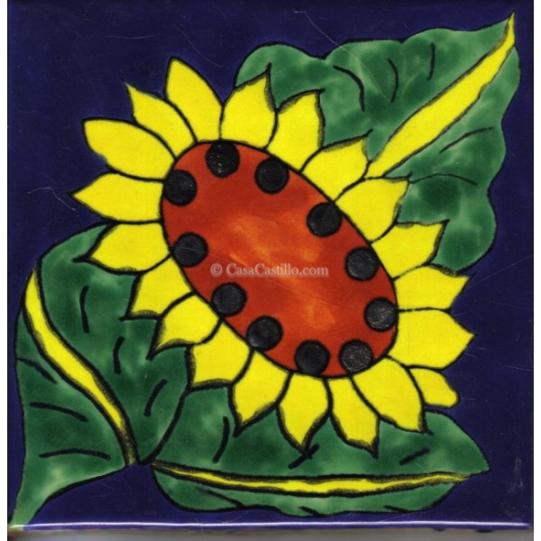 Ceramic Frost Proof Tiles Sunflower 12