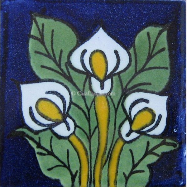 Ceramic Frost Proof Tiles Lilies 3
