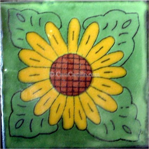 Ceramic Frost Proof Tiles Sunflower 2