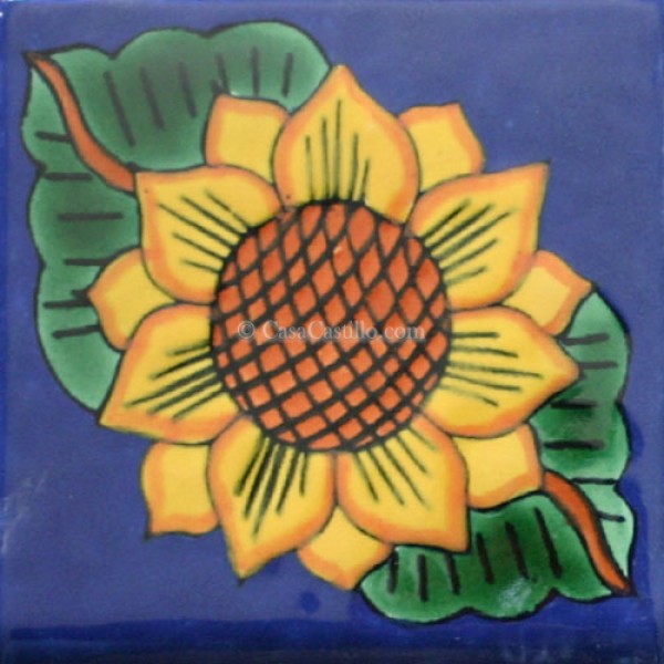 Ceramic Frost Proof Tiles Sunflower 1