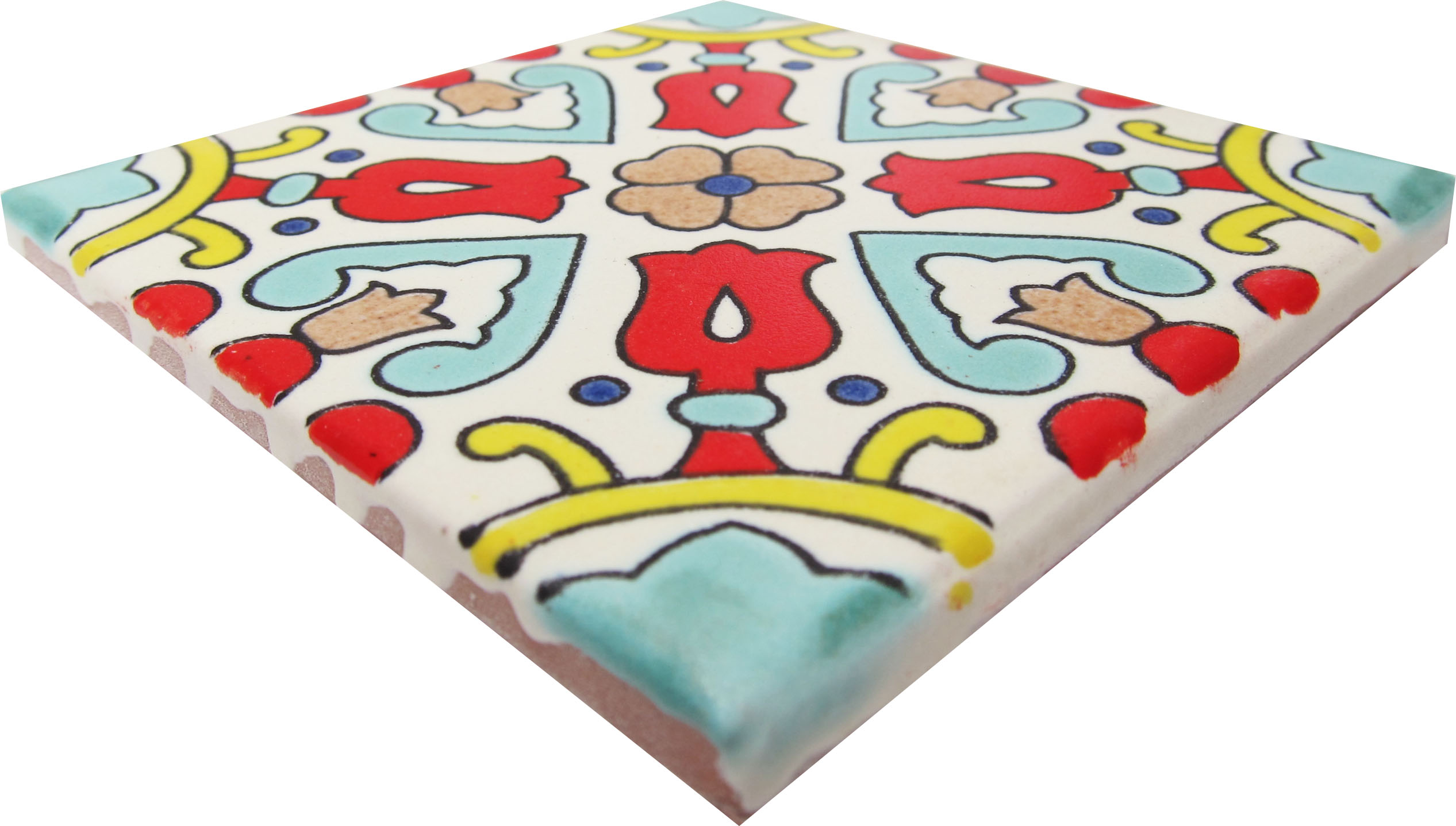 Mexican Talavera Tile Matte Jericó